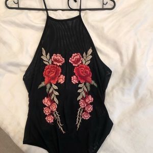 LF rose body suit